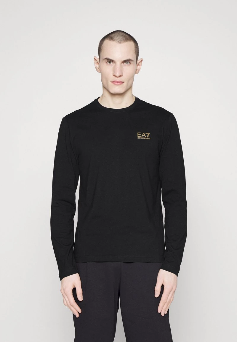EA7 Emporio Armani T Shirt à Manches Longues Black Homme 1 EA7 Emporio Armani T Shirt à Manches Longues Black Homme