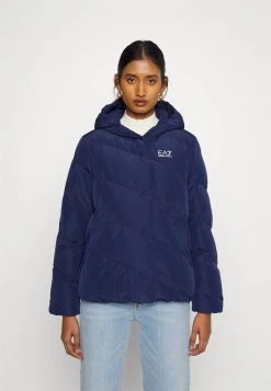 EA7 Emporio Armani Femme Veste D'hiver Blue Navy