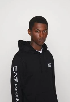 EA7 Emporio Armani Sweatshirt Black/white Homme -EA7 Emporio Armani Soldes Magasin ffd1f54c50cf4082915894082ef2732d