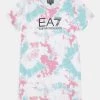 EA7 Emporio Armani TRAIN GRAPHIC SERIES GIRL Robe En Jersey Multi Coloured Enfant