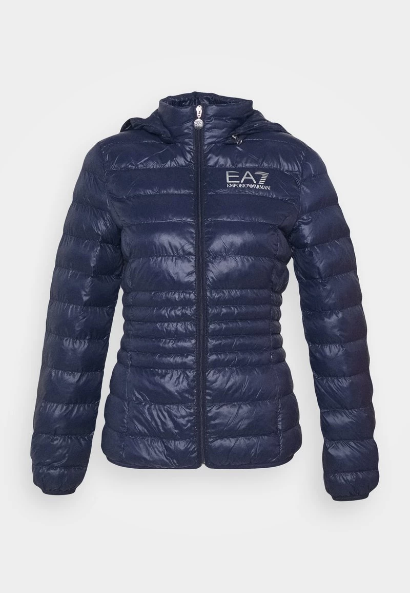 EA7 Emporio Armani Veste D'hiver Navy Blue Femme 5 EA7 Emporio Armani Veste D'hiver Navy Blue Femme – Image 5