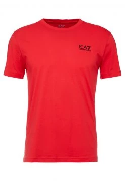 EA7 Emporio Armani T Shirt Basique Red Homme -EA7 Emporio Armani Soldes Magasin 18d0c12cdadf4380b7511948160bf133