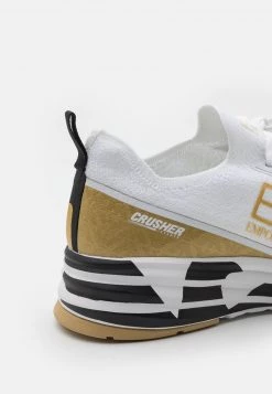 EA7 Emporio Armani UNISEX Baskets Basses White/gold Coloured -EA7 Emporio Armani Soldes Magasin 1aeb1e5abba2479b889c6f79aa728970
