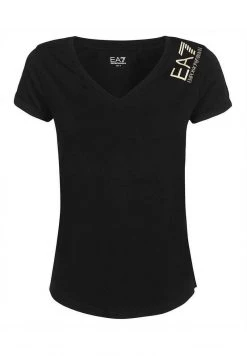EA7 Emporio Armani Femme T Shirt Basique Nero