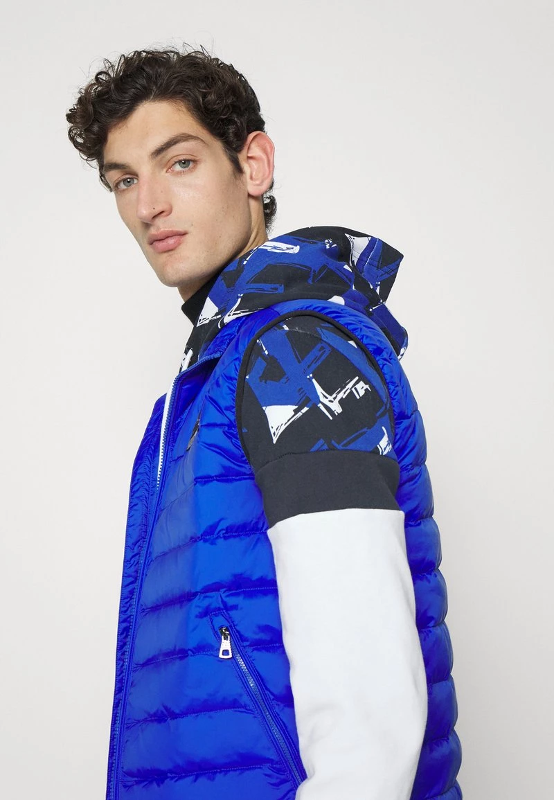 EA7 Emporio Armani Homme Veste Sans Manches Dark Blue/silver 4 EA7 Emporio Armani Homme Veste Sans Manches Dark Blue/silver – Image 4