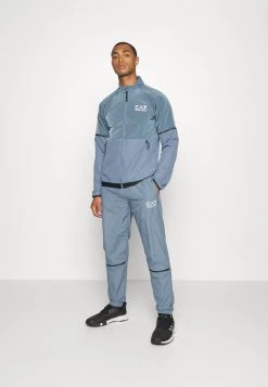 EA7 Emporio Armani Homme TENNIS PRO TRACK SUIT SET Survêtement Blue/navy Chiaro