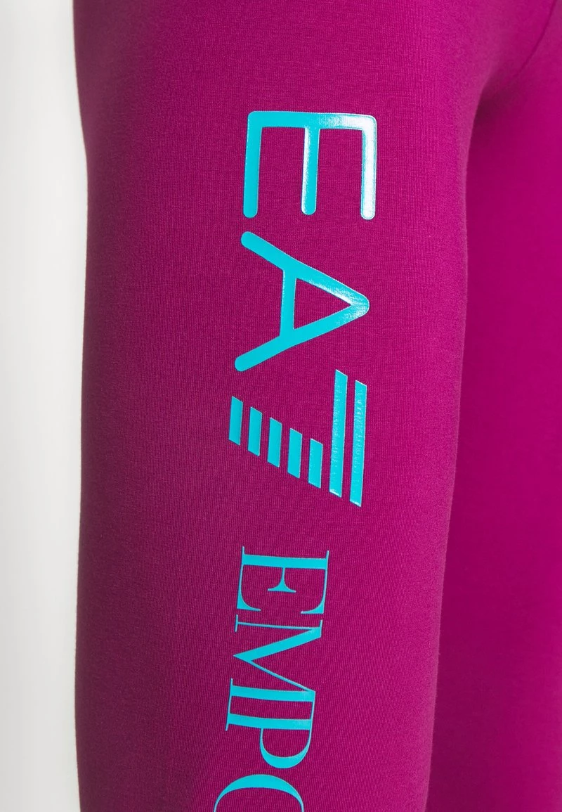EA7 Emporio Armani Femme Legging Boysenberry/scuba Blue 6 EA7 Emporio Armani Femme Legging Boysenberry/scuba Blue – Image 6