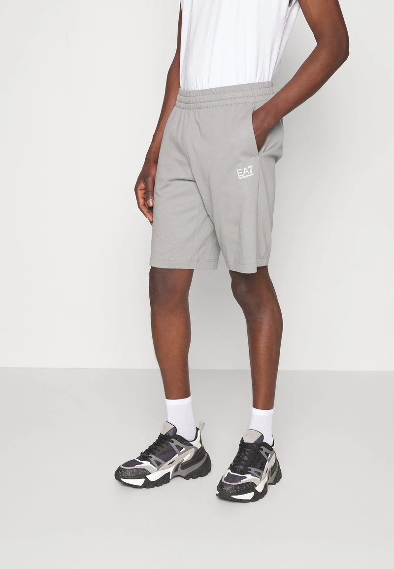 EA7 Emporio Armani BERMUDA Pantalon De Survêtement Grey Homme 1 EA7 Emporio Armani BERMUDA Pantalon De Survêtement Grey Homme