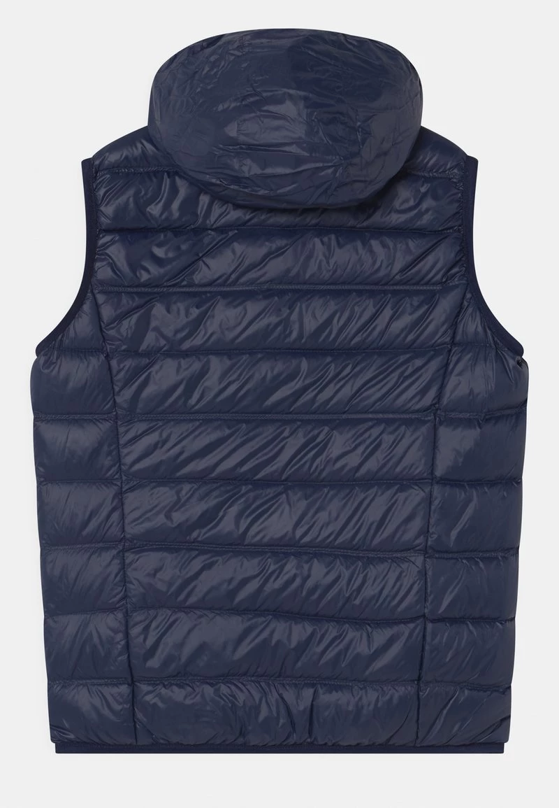 EA7 Emporio Armani TRAIN CORE BOY GIRL UNISEX Veste Sans Manches Dark Blue 2 EA7 Emporio Armani TRAIN CORE BOY GIRL UNISEX Veste Sans Manches Dark Blue – Image 2