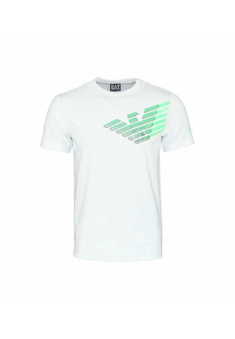 EA7 Emporio Armani Homme T Shirt Imprimé Weiss 1 EA7 Emporio Armani Homme T Shirt Imprimé Weiss