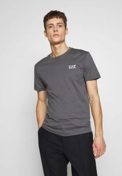 EA7 Emporio Armani Homme T Shirt Basique Iron Gate
