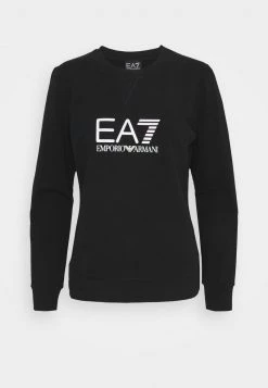 EA7 Emporio Armani Sweatshirt Black/white Femme