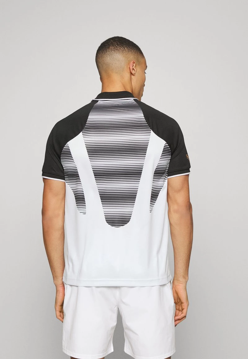 EA7 Emporio Armani TENNIS PRO Polo Bianco Homme 3 EA7 Emporio Armani TENNIS PRO Polo Bianco Homme – Image 3