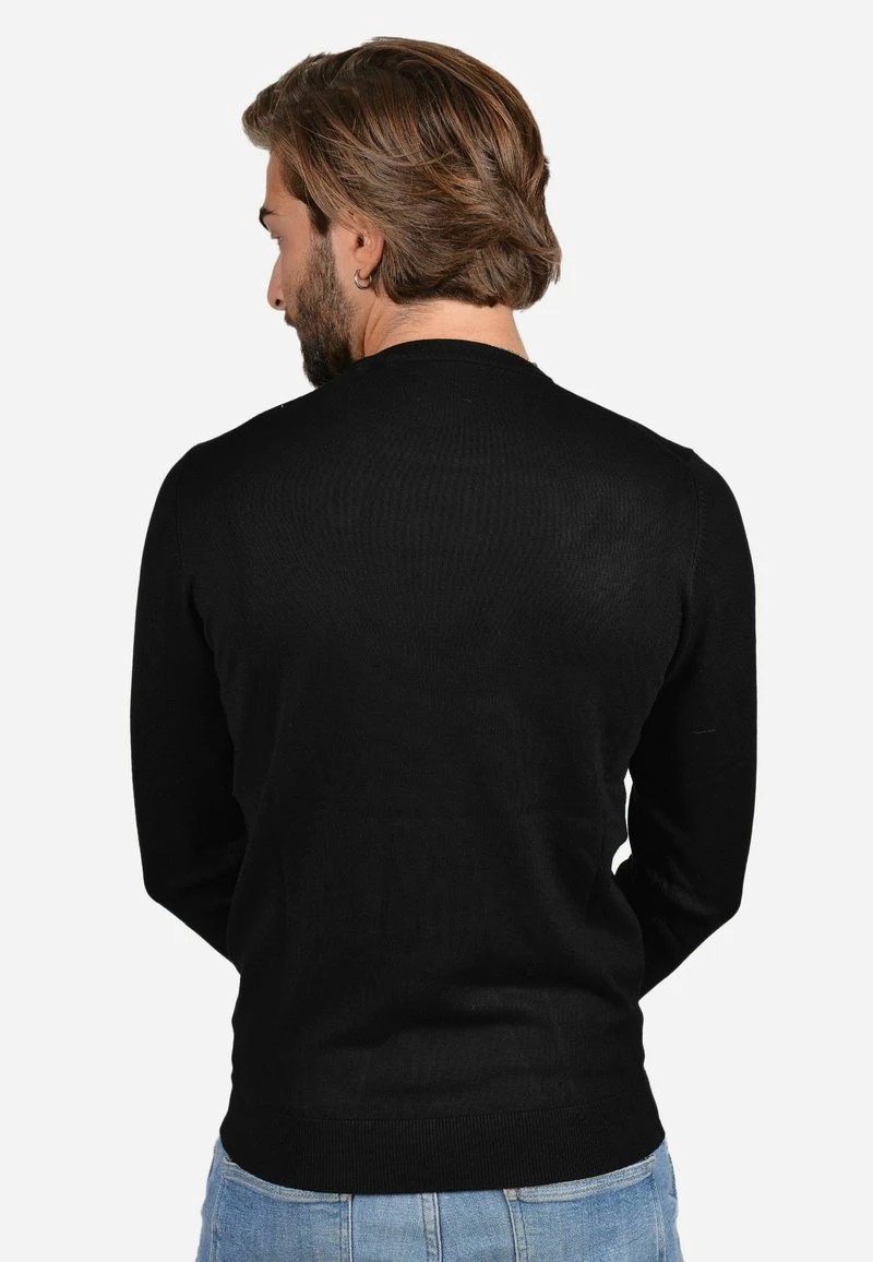 EA7 Emporio Armani Pullover Nero Homme 2 EA7 Emporio Armani Pullover Nero Homme – Image 2