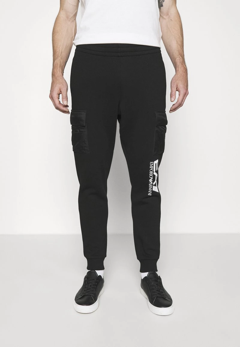 EA7 Emporio Armani Pantalon De Survêtement Black/white Homme 1 EA7 Emporio Armani Pantalon De Survêtement Black/white Homme
