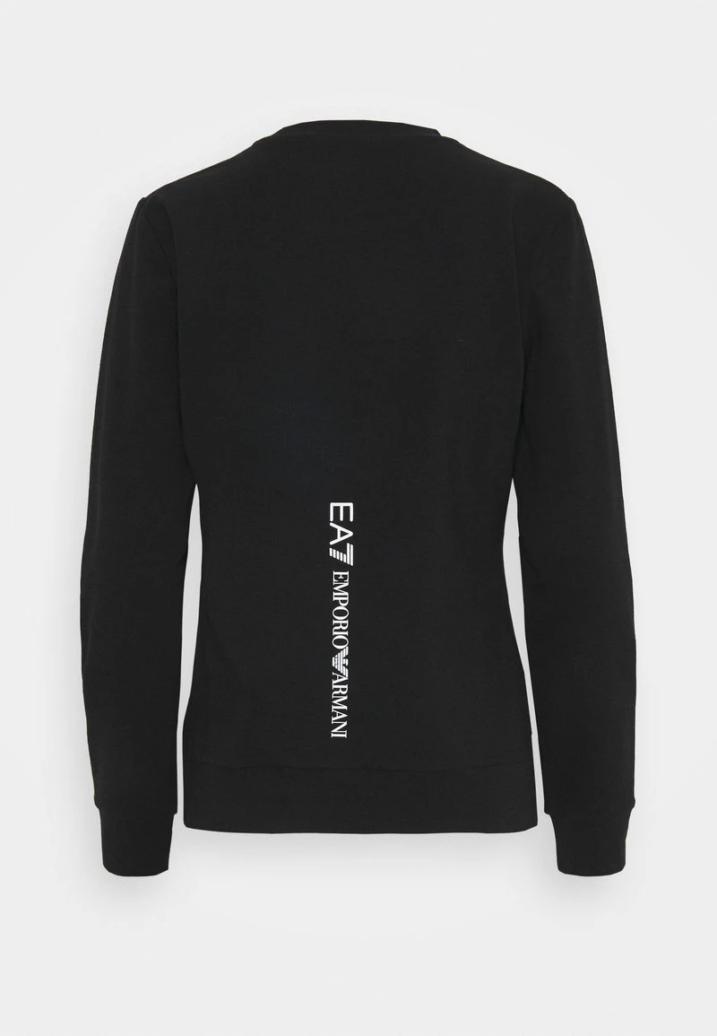 EA7 Emporio Armani Sweatshirt Black/white Femme 2 EA7 Emporio Armani Sweatshirt Black/white Femme – Image 2