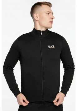 EA7 Emporio Armani EMPORIO ARMANI Sweat à Capuche Zippé Black Homme