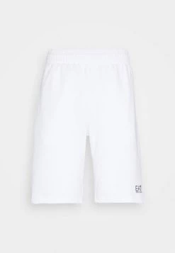 EA7 Emporio Armani BERMUDA Pantalon De Survêtement White Homme -EA7 Emporio Armani Soldes Magasin 5f08582fcbf84126990b36e355a02654