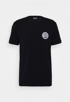 EA7 Emporio Armani TENNIS CLUB TEE T Shirt Basique Nero Homme