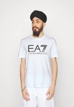 EA7 Emporio Armani Homme T Shirt Imprimé White