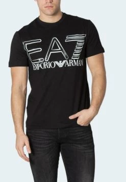 EA7 Emporio Armani Homme STAMPA LOGO T Shirt Imprimé Black 6 EA7 Emporio Armani Homme STAMPA LOGO T Shirt Imprimé Black -EA7 Emporio Armani Soldes Magasin 7226b78b2d144abe9690a98981e65758