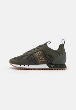 EA7 Emporio Armani Homme Baskets Basses Mottled Olive