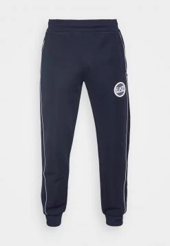 EA7 Emporio Armani TENNIS CLUB PANTS Pantalon De Survêtement Blue Navy Homme -EA7 Emporio Armani Soldes Magasin 7dc3763fb5034396afed14aee66a99da
