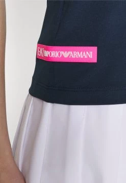 EA7 Emporio Armani Femme PROTANK Débardeur Blue Navy -EA7 Emporio Armani Soldes Magasin 8046981e4f024213bb06dcb37e3d55a1
