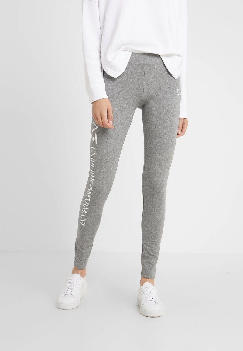 EA7 Emporio Armani Legging Grey/white Femme 1 EA7 Emporio Armani Legging Grey/white Femme