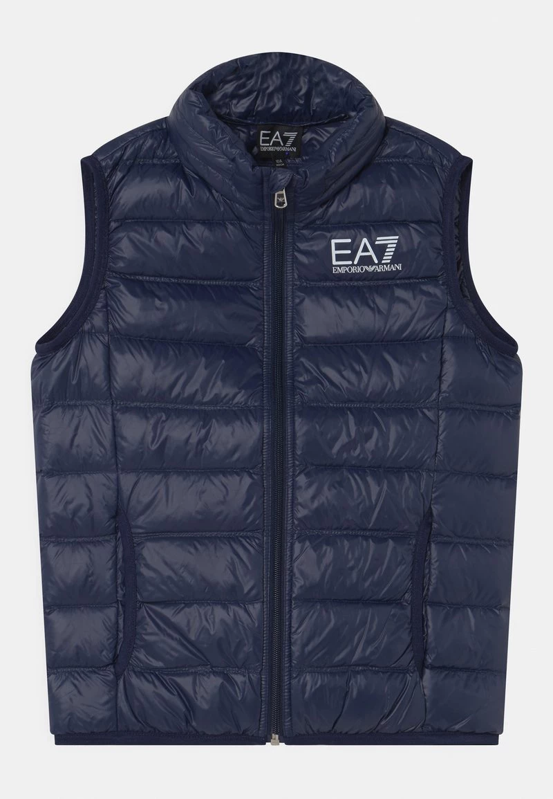 EA7 Emporio Armani TRAIN CORE BOY GIRL UNISEX Veste Sans Manches Dark Blue 1 EA7 Emporio Armani TRAIN CORE BOY GIRL UNISEX Veste Sans Manches Dark Blue