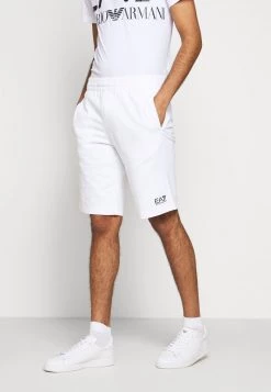 EA7 Emporio Armani BERMUDA Pantalon De Survêtement White Homme
