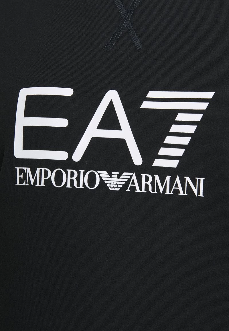 EA7 Emporio Armani Sweatshirt Black/white Femme 3 EA7 Emporio Armani Sweatshirt Black/white Femme – Image 3