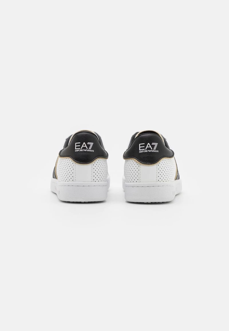 EA7 Emporio Armani UNISEX Baskets Basses White/black/gold 3 EA7 Emporio Armani UNISEX Baskets Basses White/black/gold – Image 3