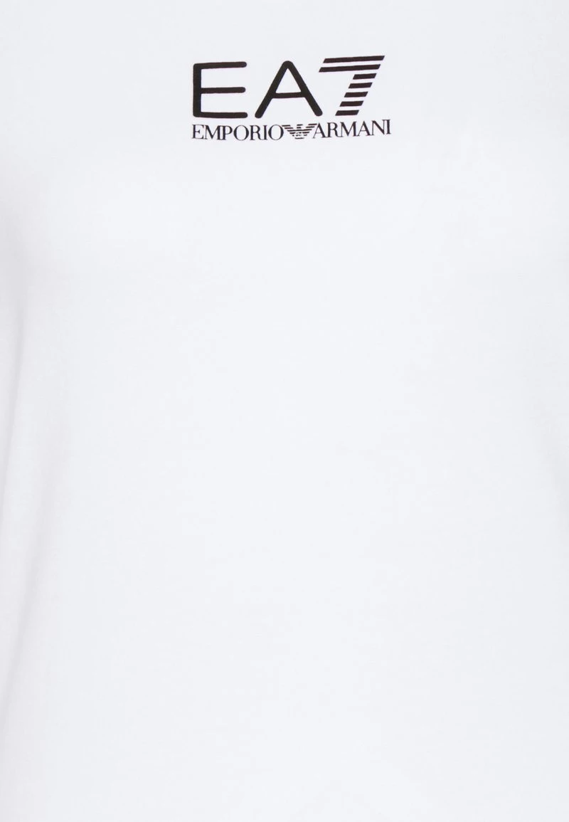 EA7 Emporio Armani T Shirt à Manches Longues White/black Femme 3 EA7 Emporio Armani T Shirt à Manches Longues White/black Femme – Image 3
