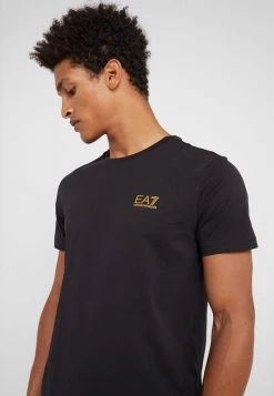 EA7 Emporio Armani T Shirt Basique Black Homme -EA7 Emporio Armani Soldes Magasin 8fe380c3e17c4ddf8e11939f405accff