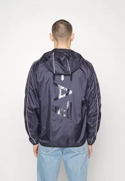 EA7 Emporio Armani Homme JACKET Veste Légère Dark Blue -EA7 Emporio Armani Soldes Magasin 90775c5c786941cb8e7e81c23216ac6a