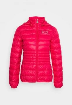 EA7 Emporio Armani Femme Veste D'hiver Rose Red