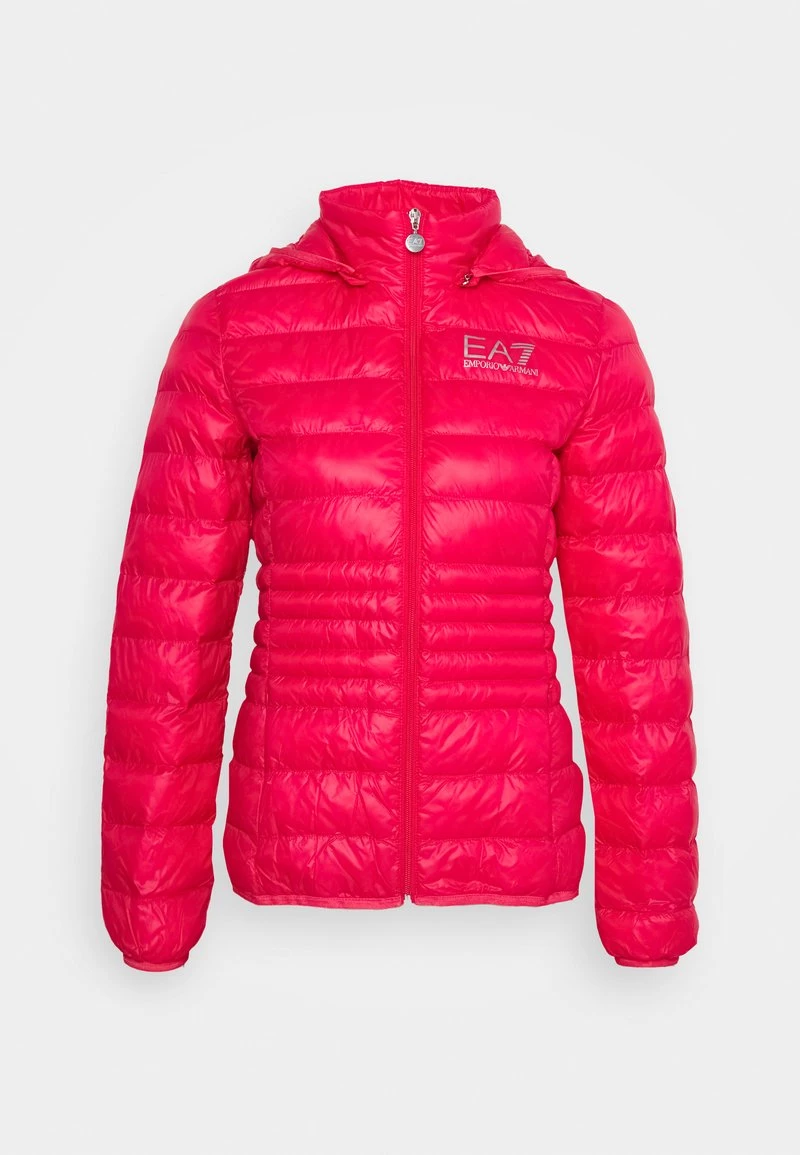 EA7 Emporio Armani Femme Veste D'hiver Rose Red 1 EA7 Emporio Armani Femme Veste D'hiver Rose Red