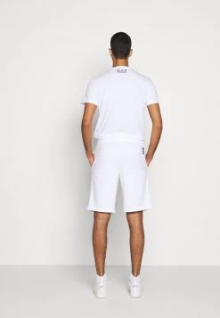 EA7 Emporio Armani BERMUDA Pantalon De Survêtement White Homme -EA7 Emporio Armani Soldes Magasin 9443e2d250e04d92ae1c489f1f53ae4e