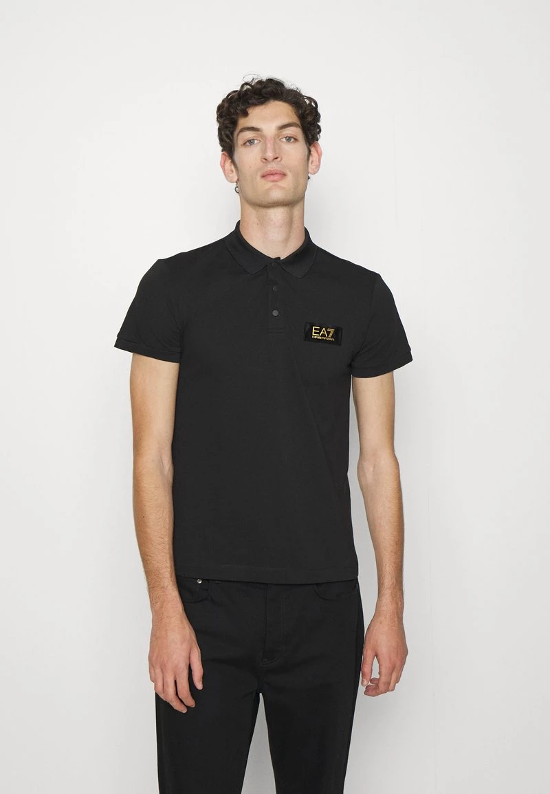 EA7 Emporio Armani Polo Black Homme 1 EA7 Emporio Armani Polo Black Homme