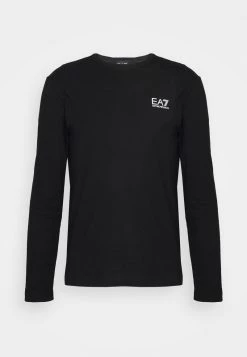 EA7 Emporio Armani T Shirt à Manches Longues Black Homme -EA7 Emporio Armani Soldes Magasin 9cc7d0e516b446338041fa99ea95b136