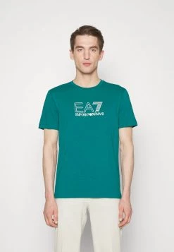 EA7 Emporio Armani Homme T Shirt Imprimé Green