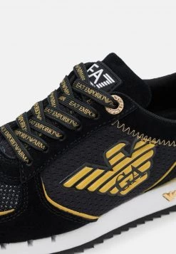 EA7 Emporio Armani UNISEX Baskets Basses Black/gold -EA7 Emporio Armani Soldes Magasin a3f0ffebf48a4575b7afae7fe6f40106