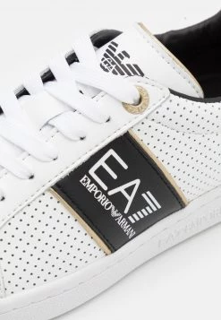 EA7 Emporio Armani UNISEX Baskets Basses White/black/gold 11 EA7 Emporio Armani UNISEX Baskets Basses White/black/gold -EA7 Emporio Armani Soldes Magasin a5321089f58949b7bf2adf65291fbdd3