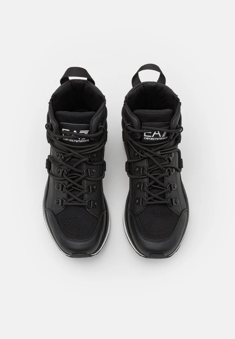 EA7 Emporio Armani UNISEX Bottines à Lacets Black 4 EA7 Emporio Armani UNISEX Bottines à Lacets Black – Image 4