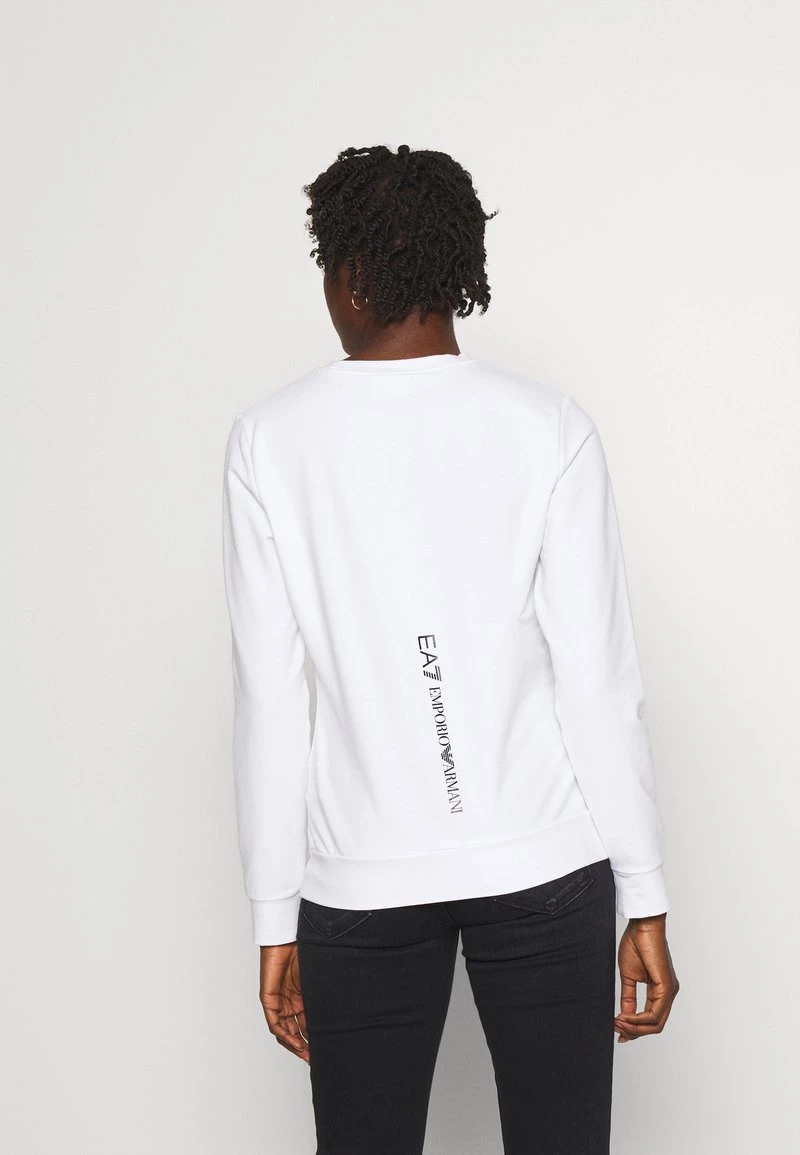 EA7 Emporio Armani Femme Sweatshirt White/black 3 EA7 Emporio Armani Femme Sweatshirt White/black – Image 3