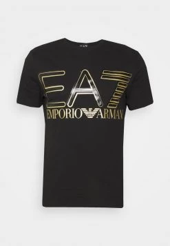 EA7 Emporio Armani Homme T Shirt Imprimé Black -EA7 Emporio Armani Soldes Magasin b5ea21cedc2d4639becd8f29f7bf5b32