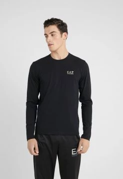 EA7 Emporio Armani Homme T Shirt à Manches Longues Black
