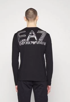 EA7 Emporio Armani T Shirt à Manches Longues Black Homme -EA7 Emporio Armani Soldes Magasin c03695db5c8d42919884067d3e175fc1