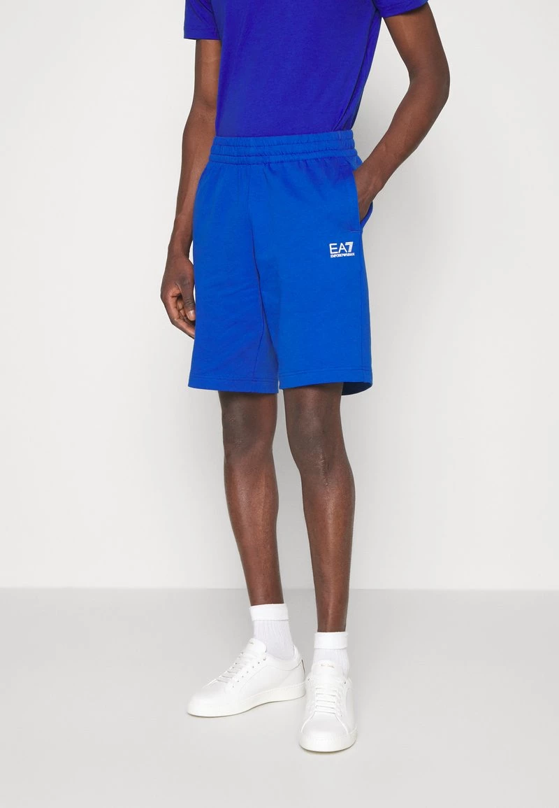 EA7 Emporio Armani Homme BERMUDA Pantalon De Survêtement Royal Blue 1 EA7 Emporio Armani Homme BERMUDA Pantalon De Survêtement Royal Blue